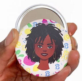 Bourn Beautiful Curly Girl Pocket Mirror - Lauryn
