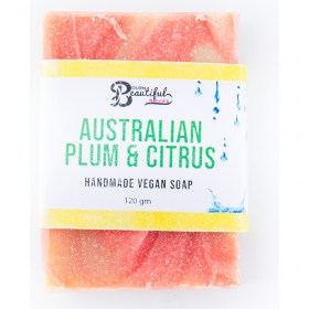Bourn Beautiful Australian Plum & Citrus SFSC Vegan Soap