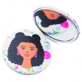 Bourn Beautiful Curly Girl Pocket Mirror - Kat
