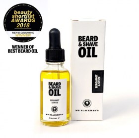 Mr Blackman's Bergamot and Spice Beard and Shave Oil